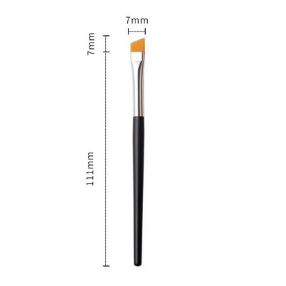 Karsyngirl 5 Pcs Eye Makeup Brush Set  Flat Eyeliner Eyebrow And Detail Brushes For Professional Ey 4