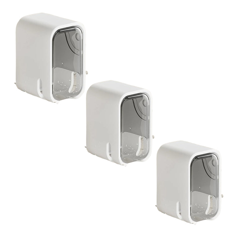 Toothbrush Storage Rack Wall Mounted Bathroom Organizer Punch Free Toothbrush Hook Toilet Rack Hold