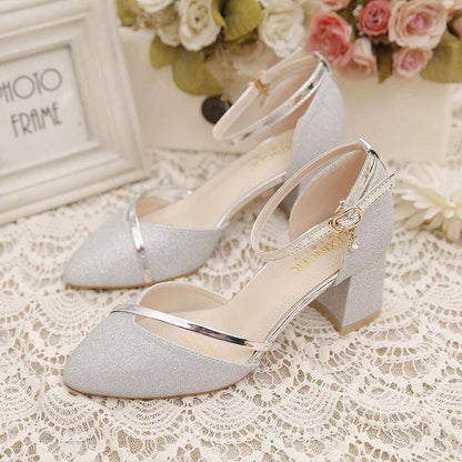 Sexy Sequins Women Shoes Golden Party Night Club Pumps Womens High Heels Fashion High Quality Women 8
