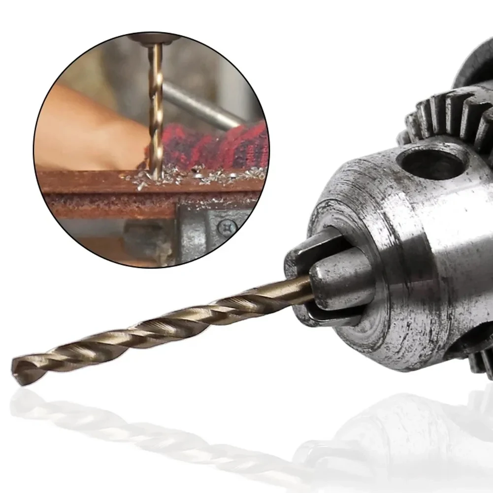 Cobalt Coated Drill Bit HSS Power Tool For Stainless Steel And Metal Drilling 2