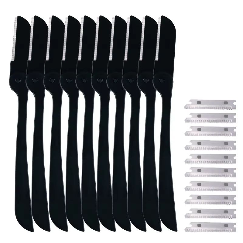 Karsyngirl 510 Pcs Facial Face Razor Eyebrow Trimmer Blades Set  Facial Hair Remover And Eyebrow Sh 1