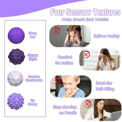 Silicone Magnetic Sensory Balls Autism Calming Fidget Toy Worry Balls For Anxiety Relief Stress Sen 3