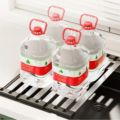 Stainless Steel Kitchen Sink Drain Rack, Foldable Telescopic Dish Rack, Sink Dish Rack for Drying and Storage