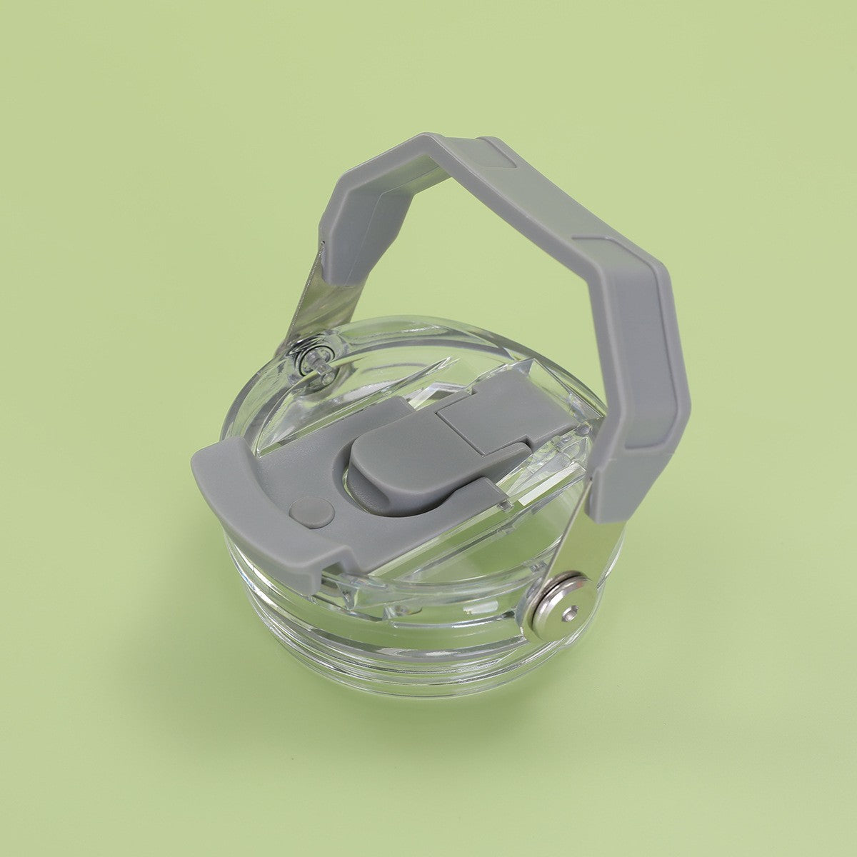 LeakProof Car Cup Portable Handle Double Drinking Cap Transparent With Straw High Appearance Level 2