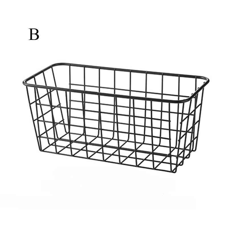 Punchfree Kitchen Cabinet Door Storage Box Iron Rack Wallmounted Plastic Wrap Rack For Refrigerator 9