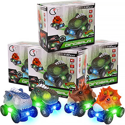 Interactive Dinosaur Toy For Kids Electric Dinosaur Model Car Gift Animal Themed Childrens Gift For 3