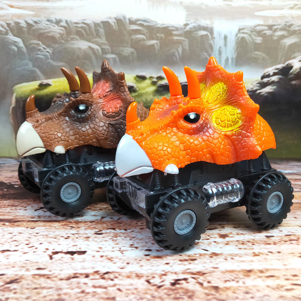 Interactive Dinosaur Toy for Kids, Electric Dinosaur Model Car Gift, Animal Themed Children's Gift for Fun Games