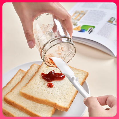 HighTemperature Resistant Silicone Spatula Household TwoinOne Baking Spatula For Cream Jam And Butt 2