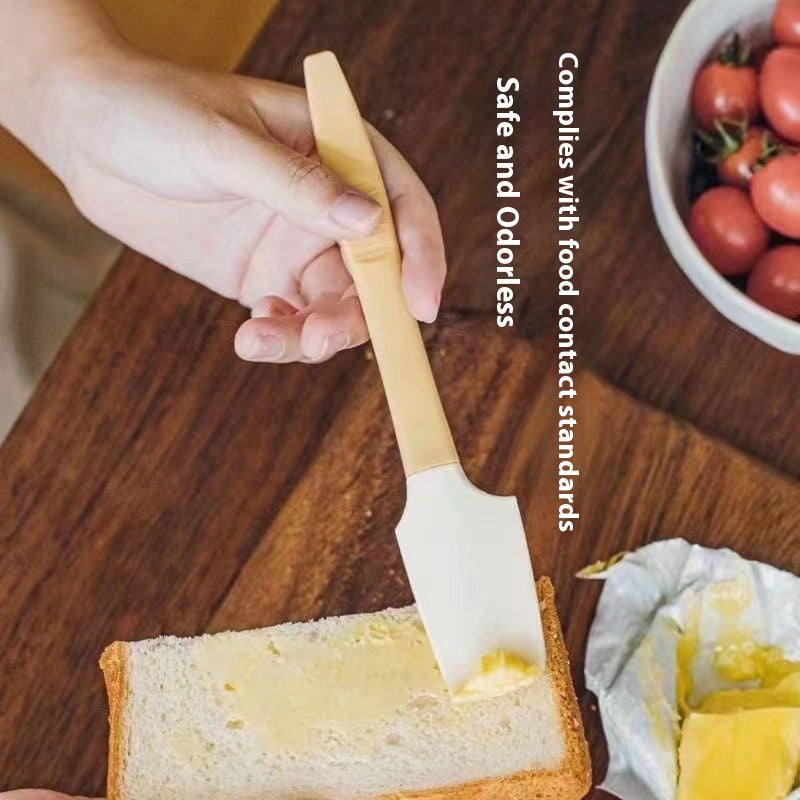 HighTemperature Resistant Silicone Spatula Household TwoinOne Baking Spatula For Cream Jam And Butt 3
