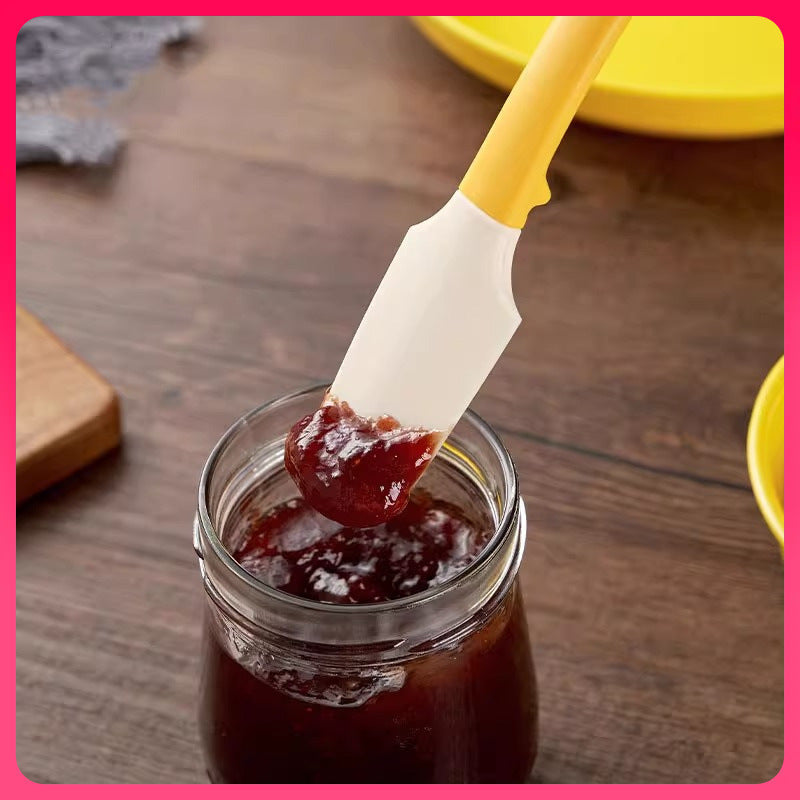 HighTemperature Resistant Silicone Spatula Household TwoinOne Baking Spatula For Cream Jam And Butt 5