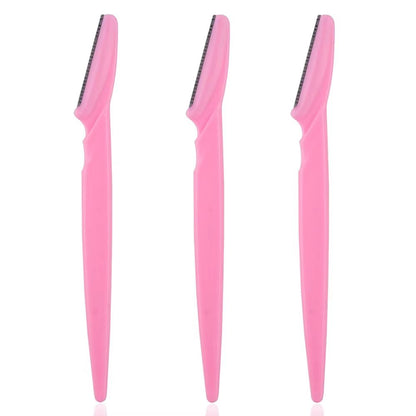 Karsyngirl 3410 Pcs Eyebrow Trimmer Blade Shaver Portable Face Razor Set Facial Hair Remover And Br 9