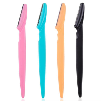 Karsyngirl 3410 Pcs Eyebrow Trimmer Blade Shaver Portable Face Razor Set Facial Hair Remover And Br 12