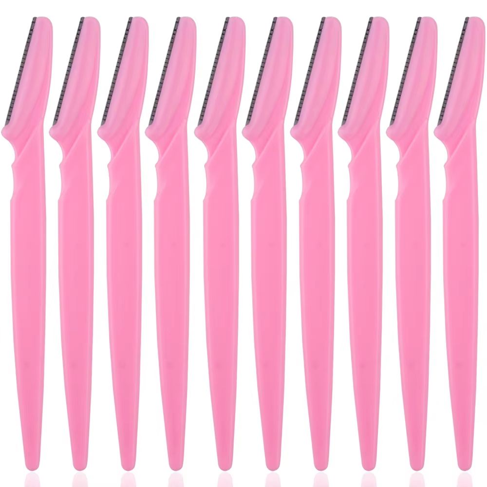 Karsyngirl 3410 Pcs Eyebrow Trimmer Blade Shaver Portable Face Razor Set Facial Hair Remover And Br 15