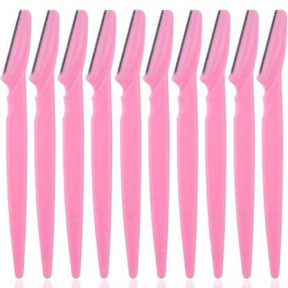 Karsyngirl 3410 Pcs Eyebrow Trimmer Blade Shaver Portable Face Razor Set Facial Hair Remover And Br 15