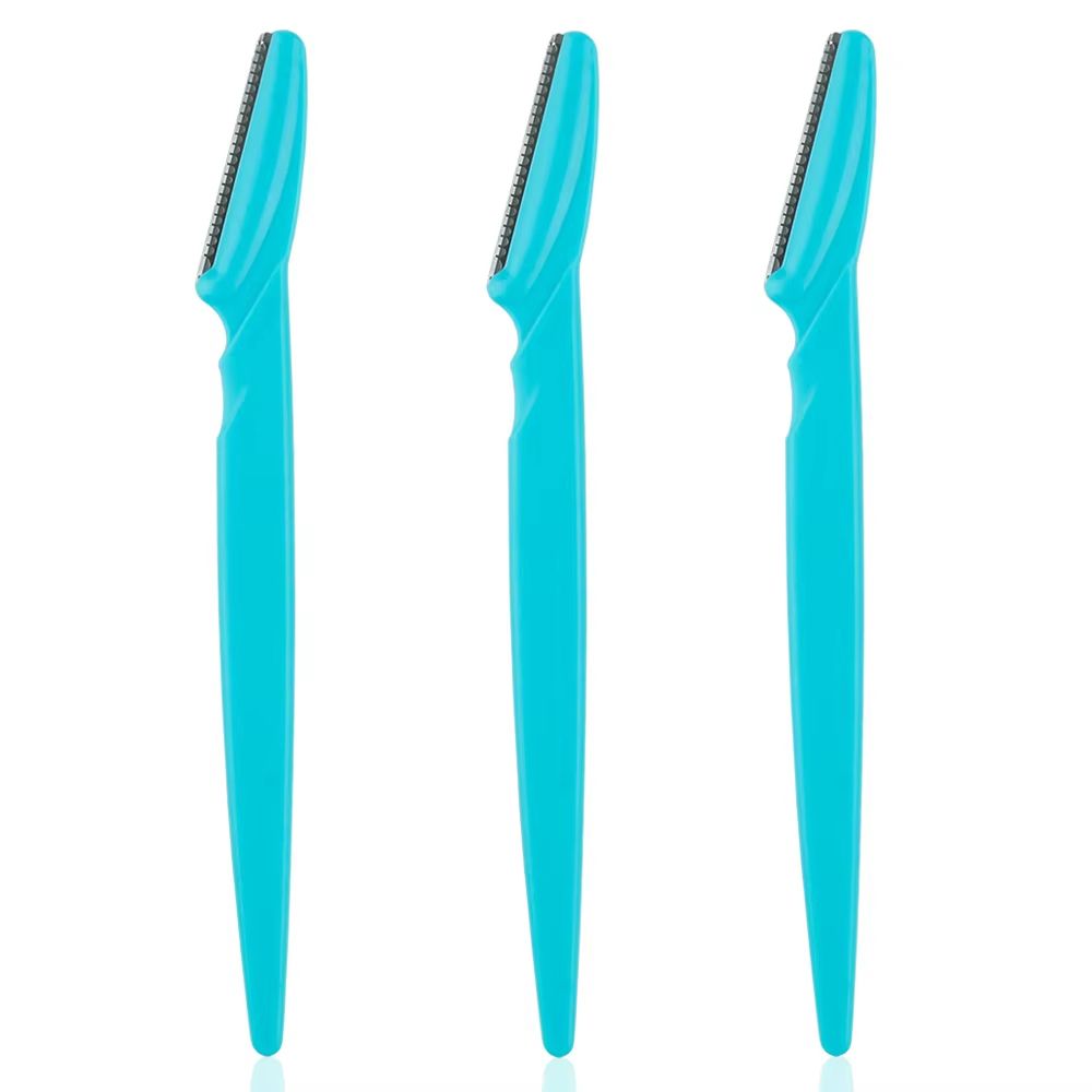Karsyngirl 3410 Pcs Eyebrow Trimmer Blade Shaver Portable Face Razor Set Facial Hair Remover And Br 7