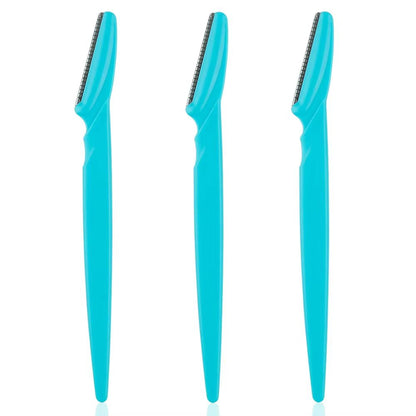 Karsyngirl 3410 Pcs Eyebrow Trimmer Blade Shaver Portable Face Razor Set Facial Hair Remover And Br 7