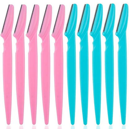 Karsyngirl 3410 Pcs Eyebrow Trimmer Blade Shaver Portable Face Razor Set Facial Hair Remover And Br 18