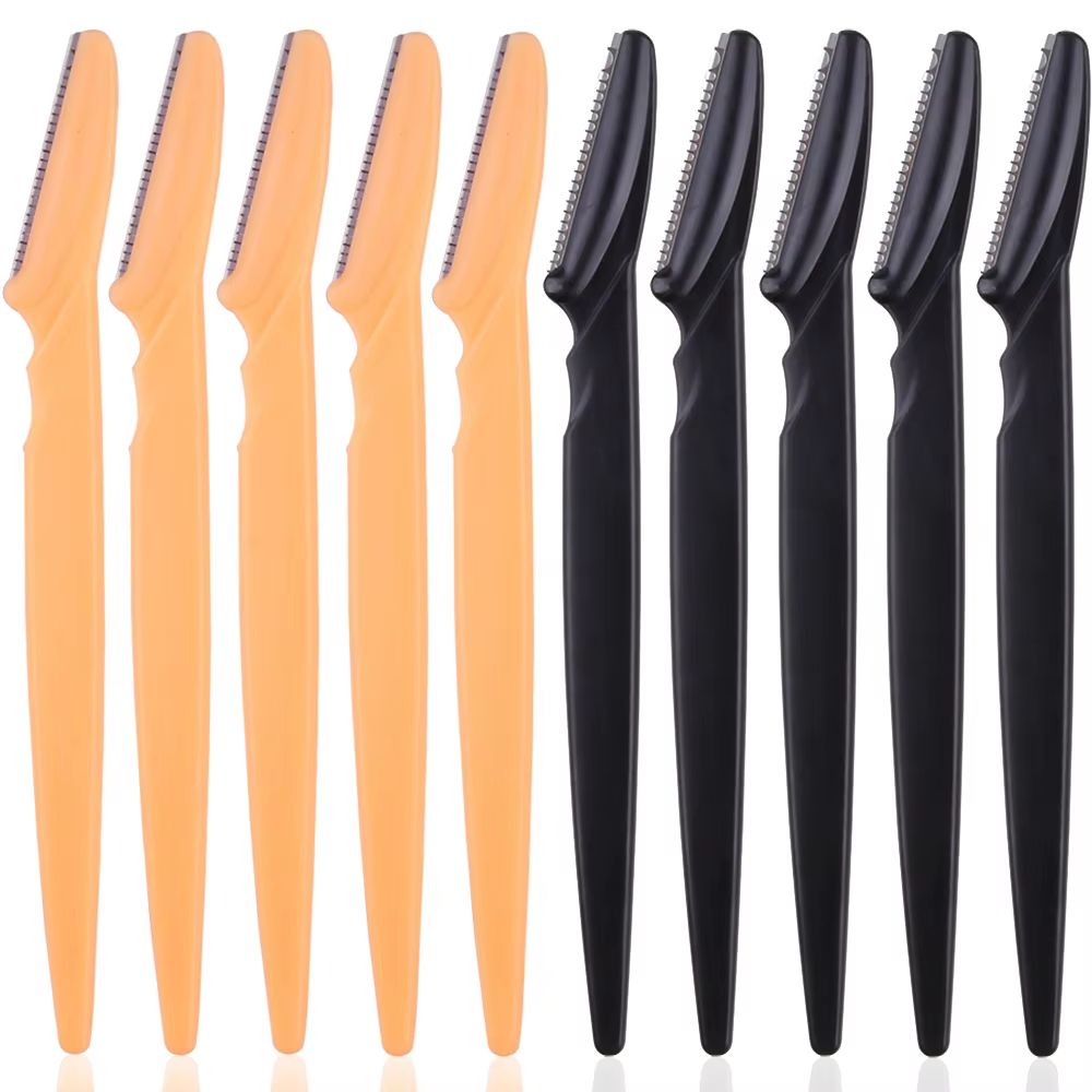 Karsyngirl 3410 Pcs Eyebrow Trimmer Blade Shaver Portable Face Razor Set Facial Hair Remover And Br 19