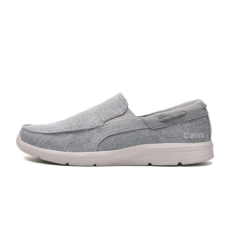 Fashion Casual Men Shoes Lightweight Breathable Canvas Slip On Loafers Driving Sneakers Summer Shoe 5