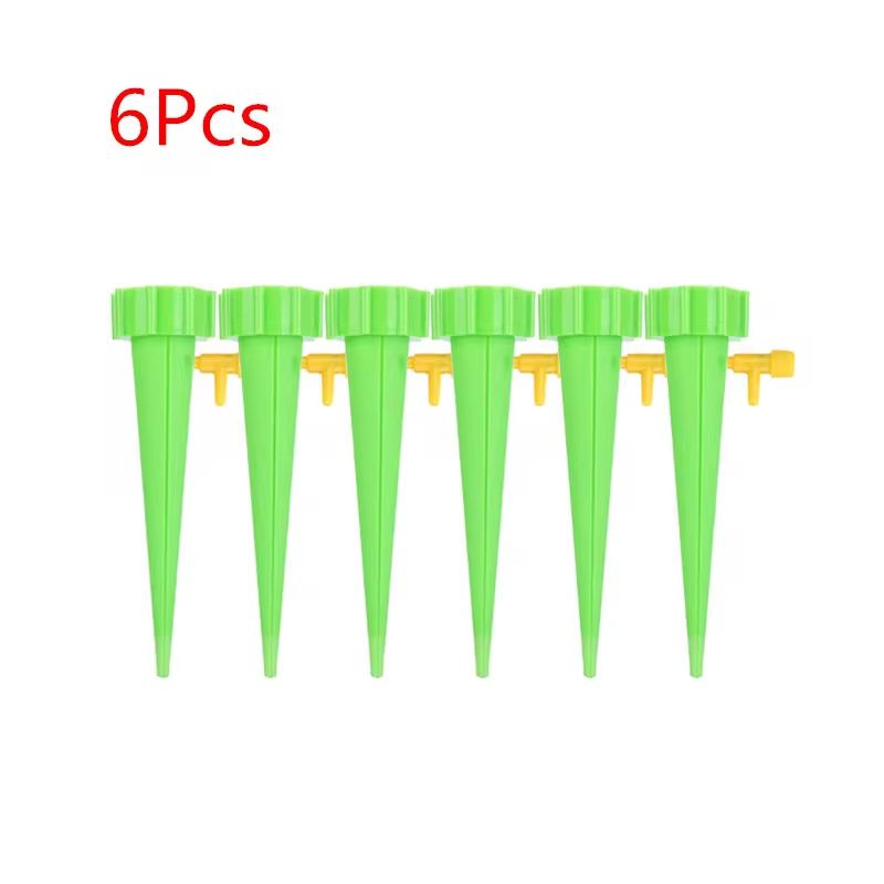 Self Watering Spike Automatic Drip Irrigation System Adjustable Water Dripper For Flower Plants And 4