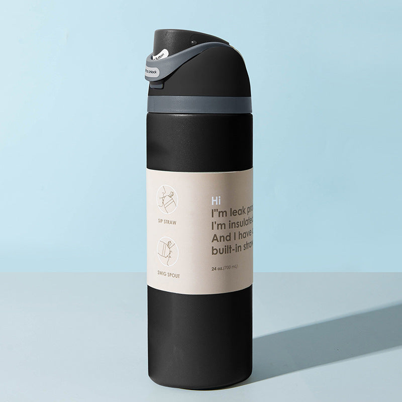 Stainless Steel Insulated Sports Cup Portable Water Bottle BestSelling LargeCapacity Handheld Cup 6