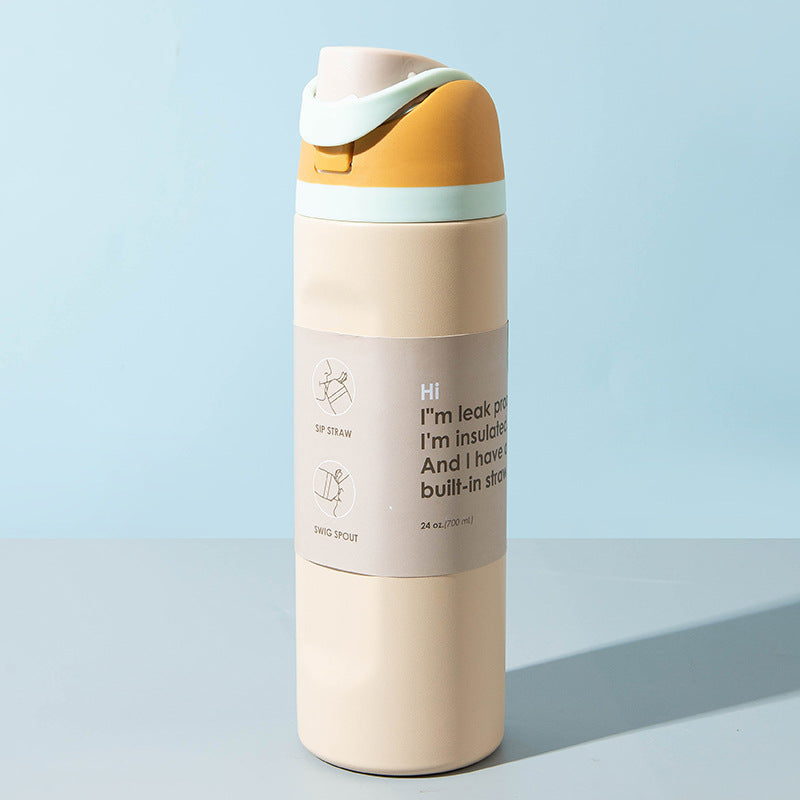 Stainless Steel Insulated Sports Cup Portable Water Bottle BestSelling LargeCapacity Handheld Cup 5