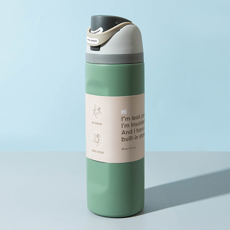 Stainless Steel Insulated Sports Cup Portable Water Bottle BestSelling LargeCapacity Handheld Cup 7