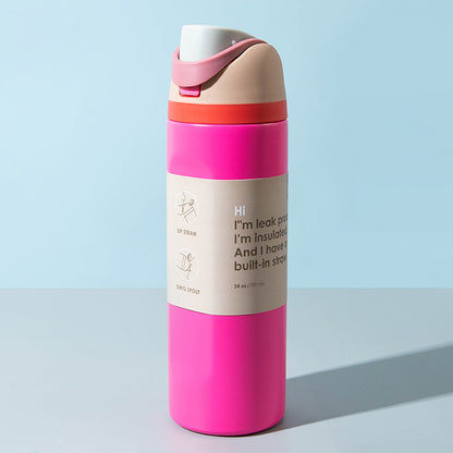 Stainless Steel Insulated Sports Cup Portable Water Bottle BestSelling LargeCapacity Handheld Cup 8