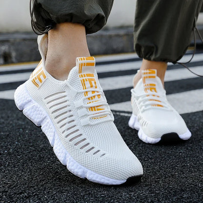 Lightweight Breathable Mesh Outdoor Casual Shoes, Summer Men Sneakers, Mens Shoes, Fashionable Tennis Training Shoes