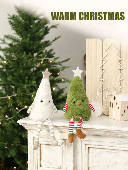 Christmas Decorations Cute Plush Christmas Tree Doll Party Gifts  Couple Gift Ornaments 1