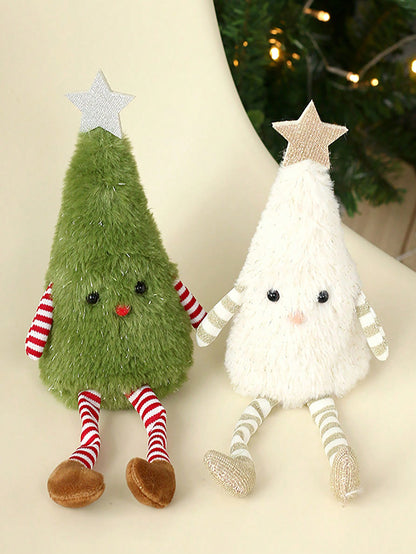 Christmas Decorations Cute Plush Christmas Tree Doll Party Gifts  Couple Gift Ornaments 2