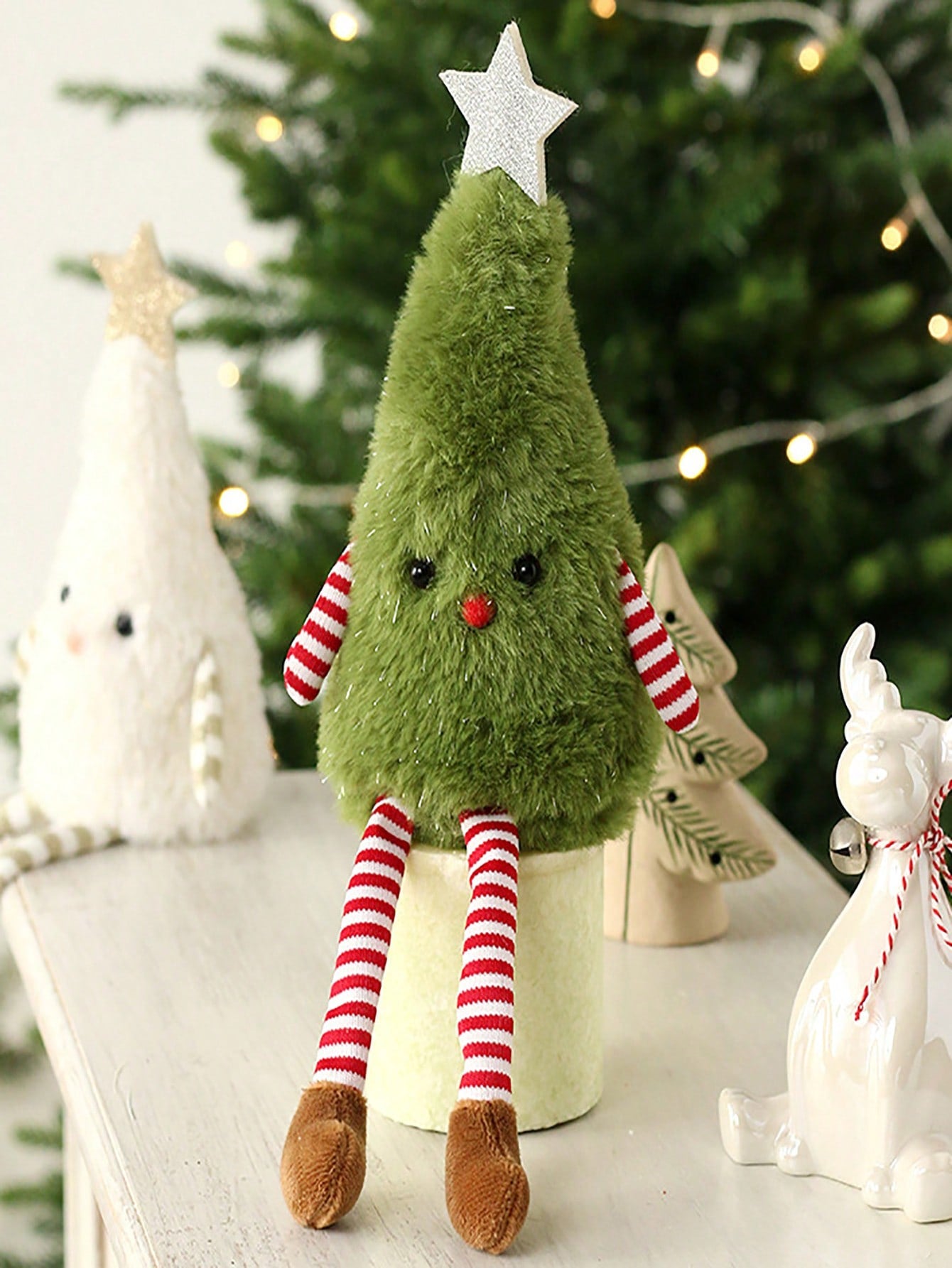 Christmas Decorations Cute Plush Christmas Tree Doll Party Gifts  Couple Gift Ornaments 4