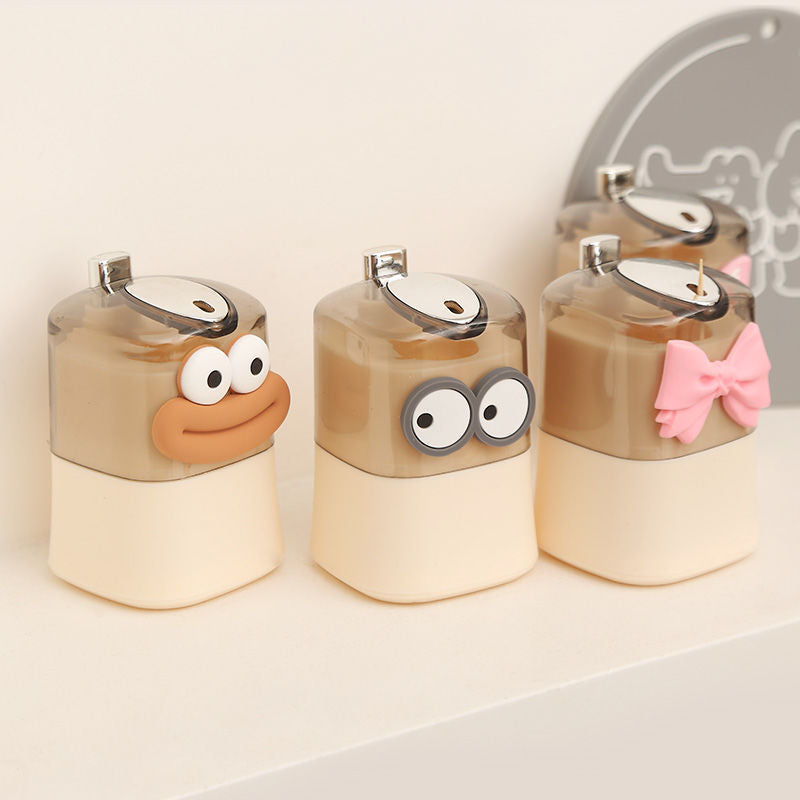 Cartoon Design Toothpick Holder, Eco-Friendly, High Appearance Level for Home Use, Light Luxury Table Accessory