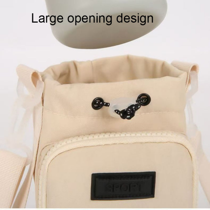 Portable Water Bottle Bag Premium Simple Water Cup Cover Travel Mobile Phone Water Cup Protective C 5