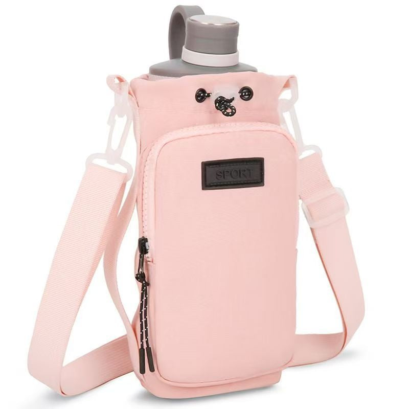 Portable Water Bottle Bag Premium Simple Water Cup Cover Travel Mobile Phone Water Cup Protective C 1