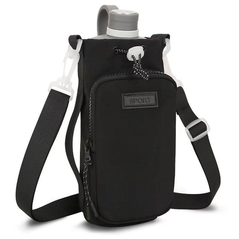 Portable Water Bottle Bag Premium Simple Water Cup Cover Travel Mobile Phone Water Cup Protective C 2