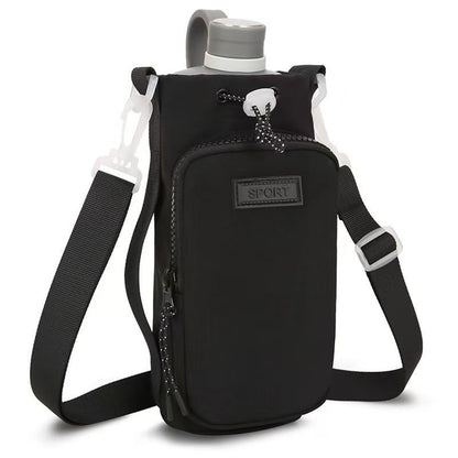 Portable Water Bottle Bag Premium Simple Water Cup Cover Travel Mobile Phone Water Cup Protective C 2