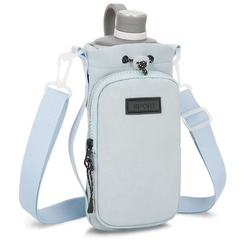 Portable Water Bottle Bag Premium Simple Water Cup Cover Travel Mobile Phone Water Cup Protective C 8