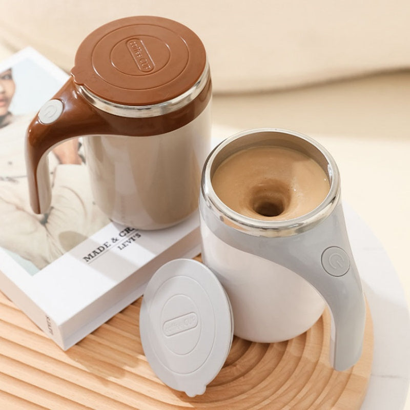 Wireless Coffee Cup, Practical Rechargeable Fully Automatic Mixing Mug The Style Is Novel and The Wireless Coffee Cup