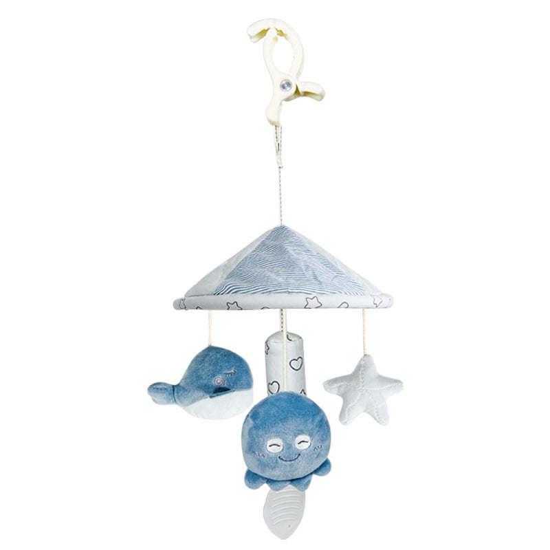 Crib Hanging Music Box Infant Rattle With Toy Bracket Bed Bell Car Seat Toy For Newborn Baby Girl A 6