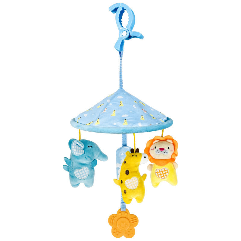 Crib Hanging Music Box Infant Rattle With Toy Bracket Bed Bell Car Seat Toy For Newborn Baby Girl A 8