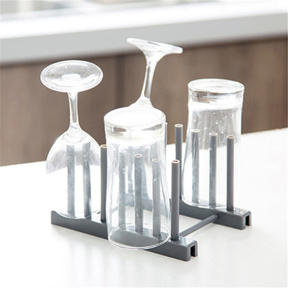 Household Plastic Dish Rack Detachable Storage Frame Kitchen Plate And Pot Cover Racks Drainage She 3