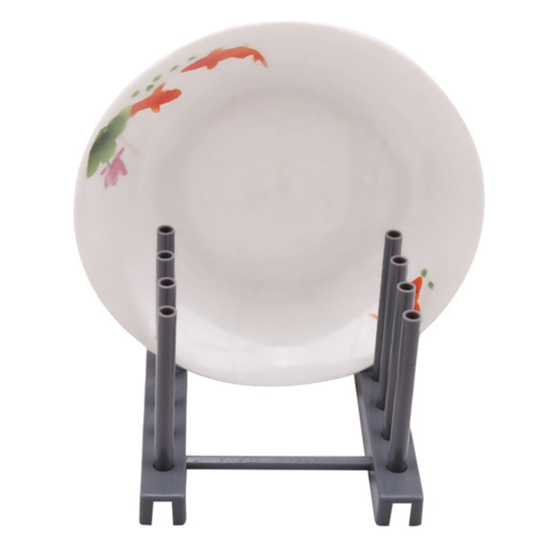 Household Plastic Dish Rack Detachable Storage Frame Kitchen Plate And Pot Cover Racks Drainage She 5