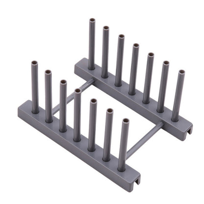 Household Plastic Dish Rack Detachable Storage Frame Kitchen Plate And Pot Cover Racks Drainage She 6
