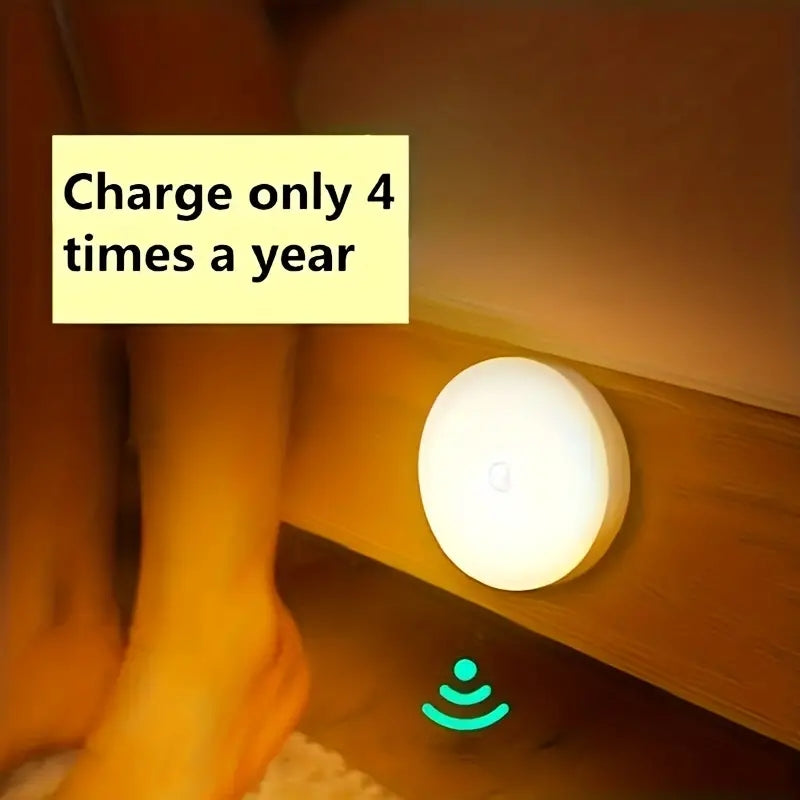 Wireless LED Motion Sensor Night Light For Bedroom Staircase Closet And Home Decor 2