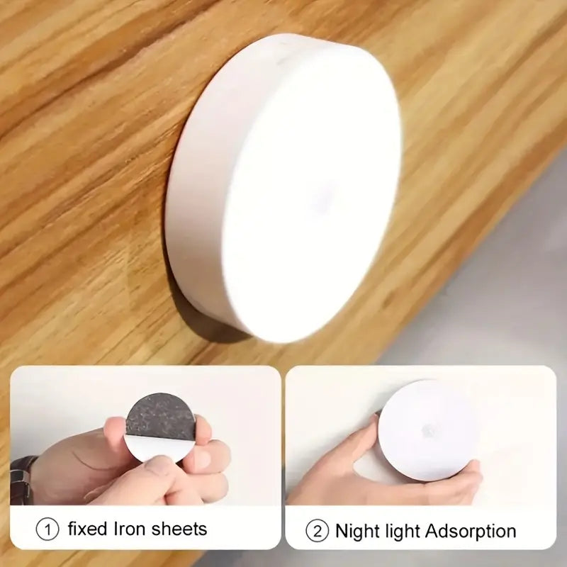 Wireless LED Motion Sensor Night Light For Bedroom Staircase Closet And Home Decor 1