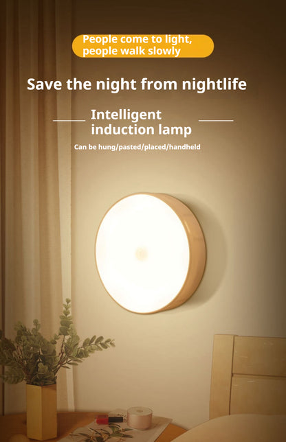 Wireless LED Motion Sensor Night Light For Bedroom Staircase Closet And Home Decor 7