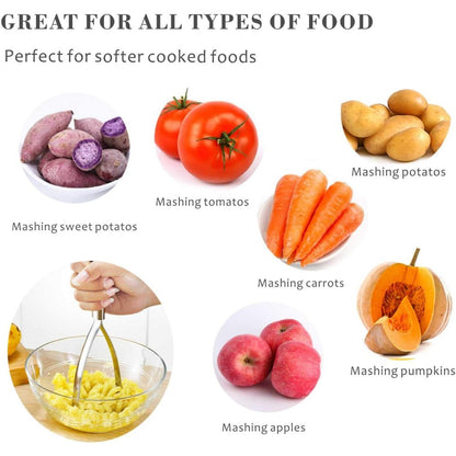Manual Mashing Machine Stainless Steel Potato Crusher Creative Fruit Crushing Tool For Kitchen 4