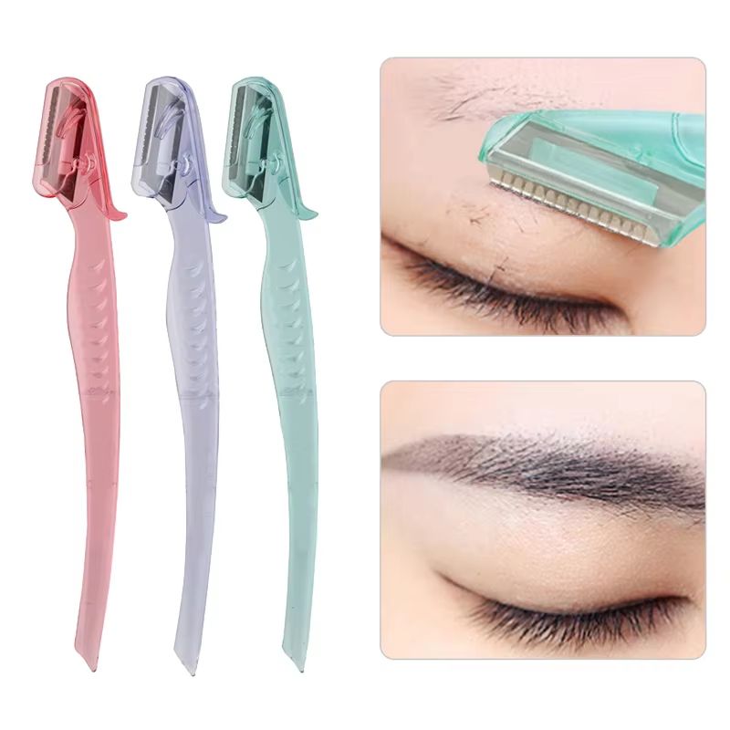 Karsyngirl 38 Pcs Colorful Eyebrow Trimmer Blade Shaver Set For Face Hair Removal 14