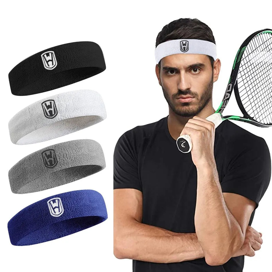 Elastic Sweatband WOSWEIR Cotton Athletic Headband For Basketball Fitness Gym Men Women Volleyball  1